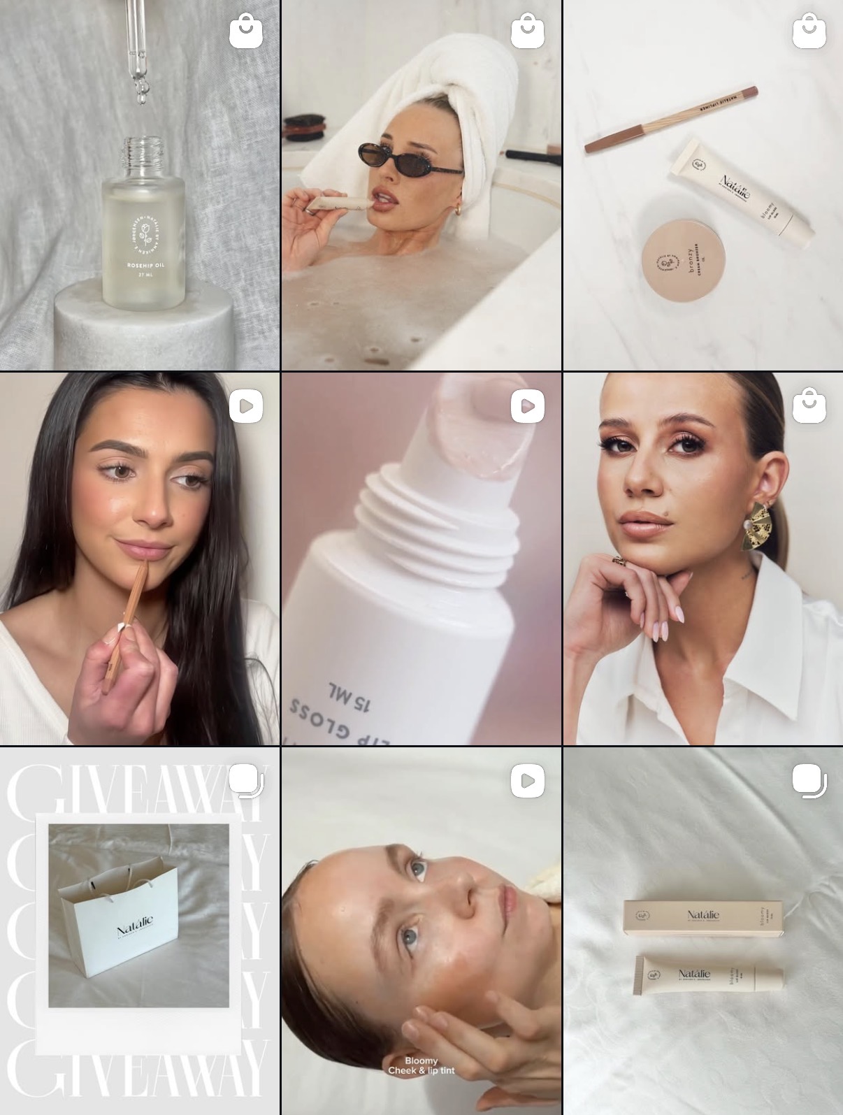 Natalie Instagram feed